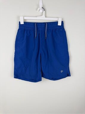 Stio Cobalt Blue Performance Athletic Shorts with Drawcord